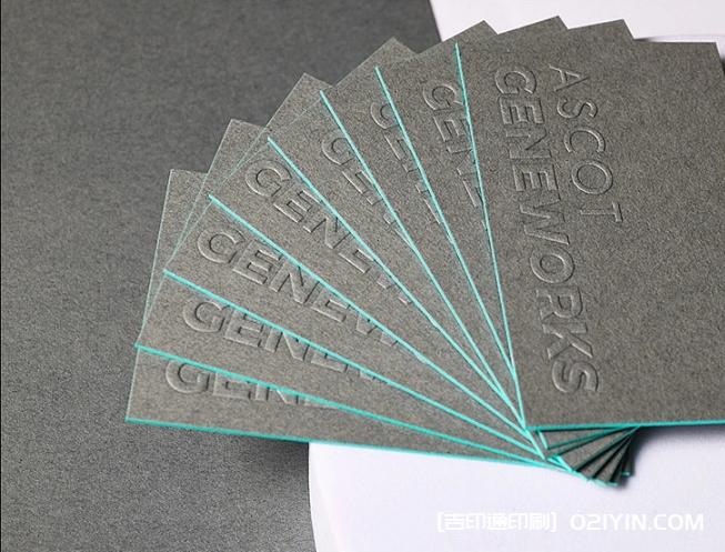 特種藝術紙凸印工藝名片設計制作  第4張
